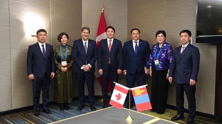 АҮЭБ-ийн сайд Канадын Эрчим хүч, байгалийн нөөцийн яамны төлөөлөлтэй уулзжээ