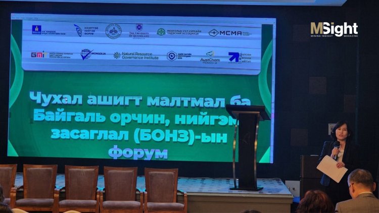Чухал ашигт малтмалын салбарын гол сорилт нь бодлогын хэрэгжилт, институцийн чадавх гэв
